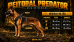 PEITORAL PARA PROTE&Ccedil;&Atilde;O - MODELO PREDATOR K9 (PRETO)