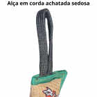 SALSICHA 30 CM X 8CM (TECIDO DE JUTA)